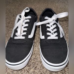 Vans womens Black and White Sneakers